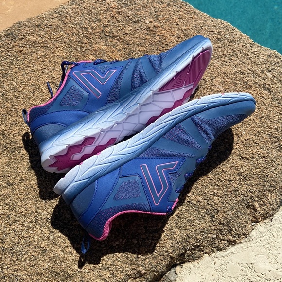 Vionic Mesh Lace-Up Athletic Sneakers - 335 Miles ~ Indigo - Picture 6 of 11